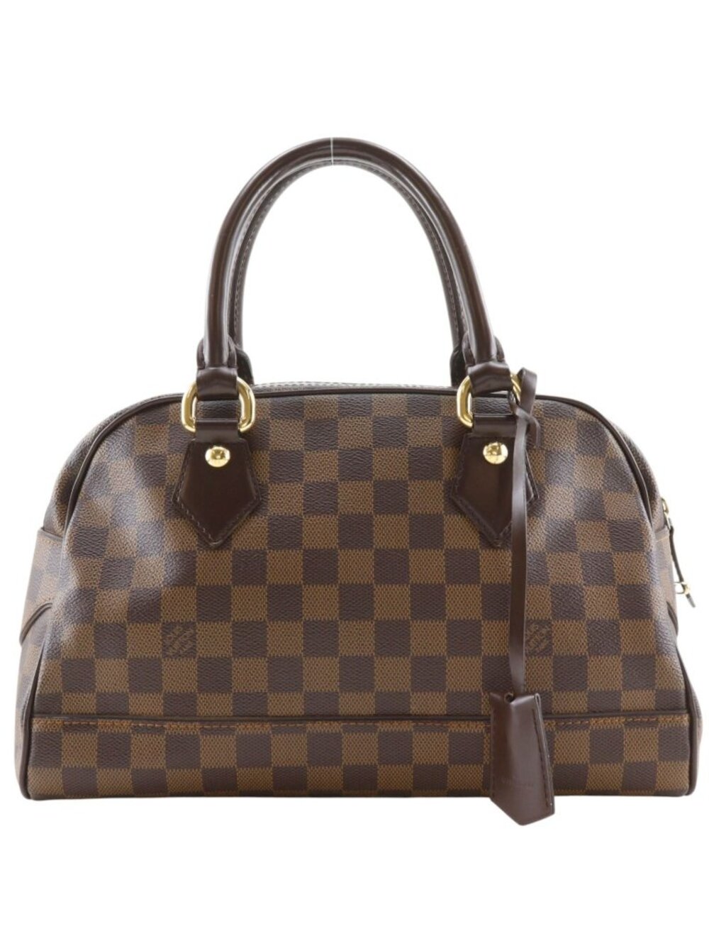 Louis Vuitton Duomo Mini Boston Damier Canvas Brown Handbag